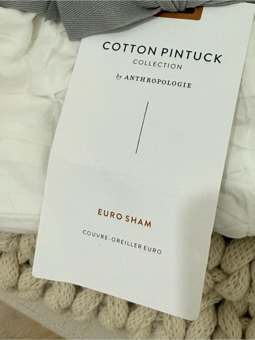 Mariella Cotton Pintuck Euro Shams
